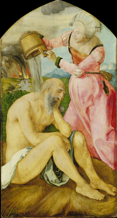Job on the Dungheap from Albrecht Dürer