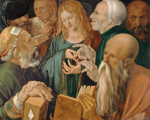 Christ among the Doctors from Albrecht Dürer