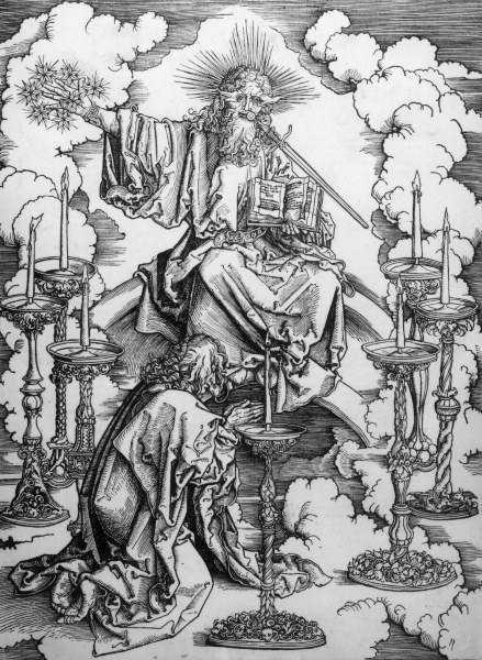 John sees the 7 lamps / Dürer / c.1497/8 from Albrecht Dürer
