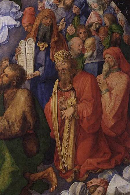 Landauer Altarpiece: King David from Albrecht Dürer