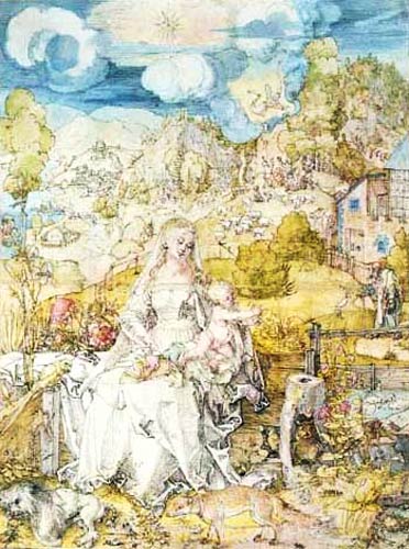 Madonna and Child from Albrecht Dürer