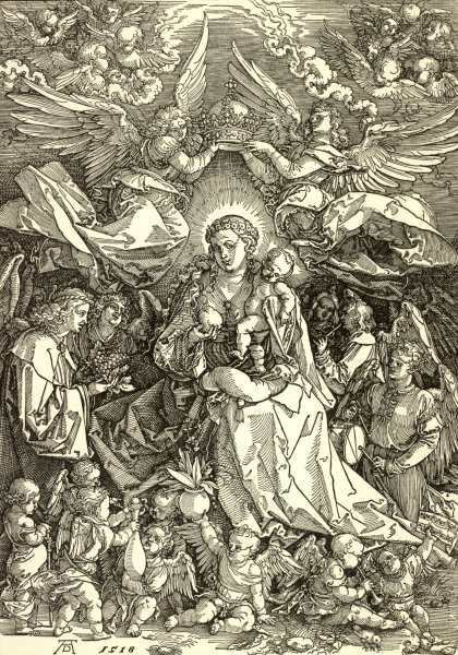 Mary as Queen of Angels / Dürer / 1518 from Albrecht Dürer