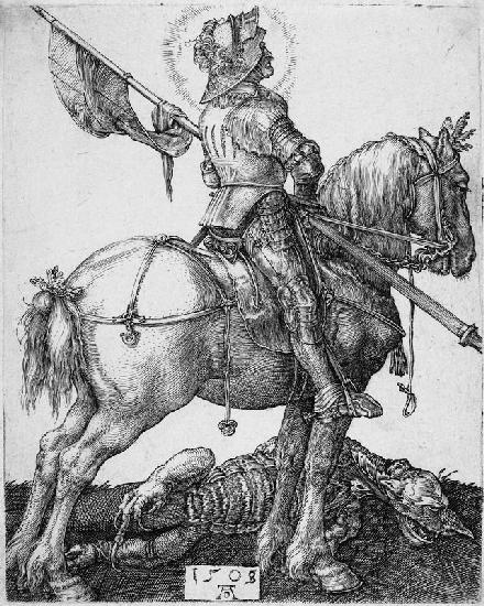 Saint George on horseback / Dürer / 1508