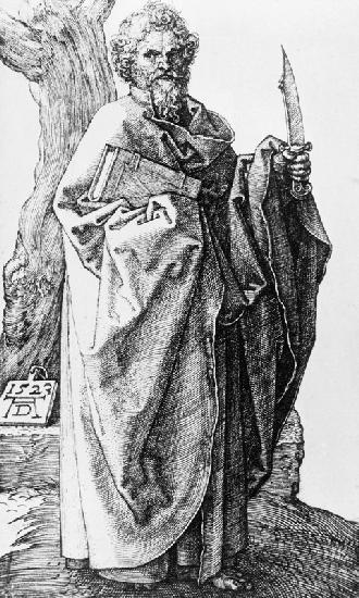 The Apostle Bartholomew / Dürer / 1523