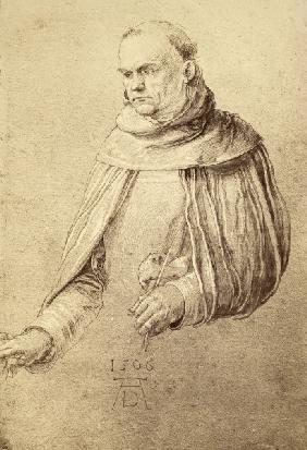 A.Dürer / St. Dominic, drawing