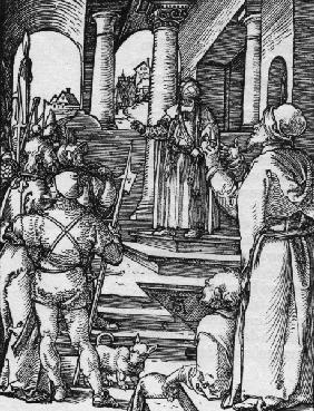 Christ before Pilate / Dürer / c.1509
