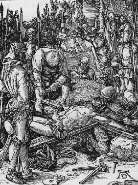 Nailing to the Cross / Dürer / c.1509