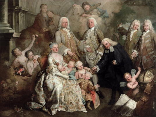The Family of Procurator Luigi Pisani, 1758 (oil on canvas) from Alessandro Longhi