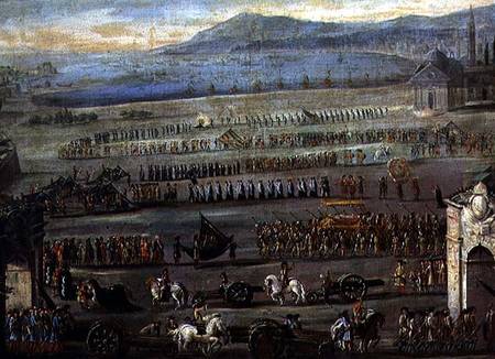 The Funeral Procession for the Doge F. Morosini from Alessandro Piazza