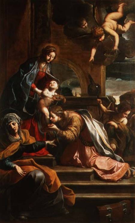 The Mystic Marriage of St. Catherine from Alessandro Tiarini