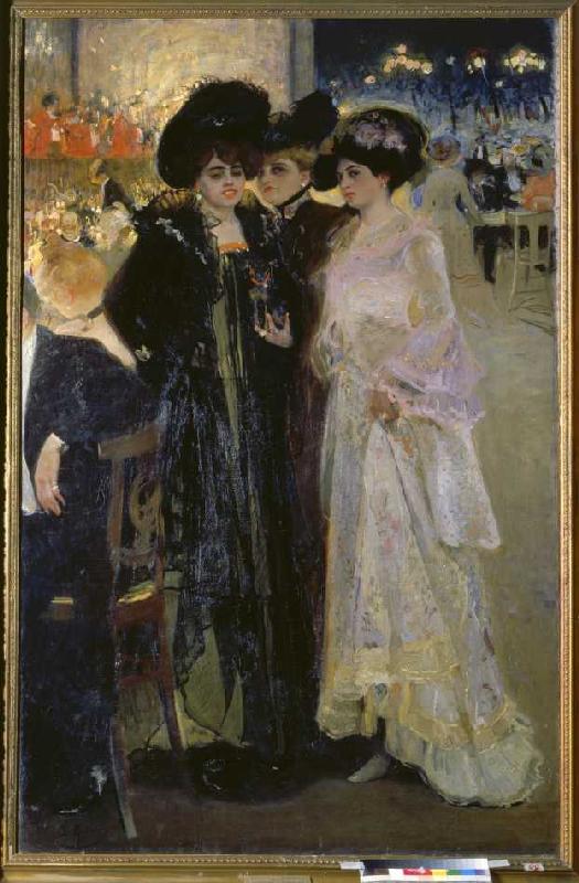Damen in einem Pariser Café from Alexander Alexandrowitsch Muraschko