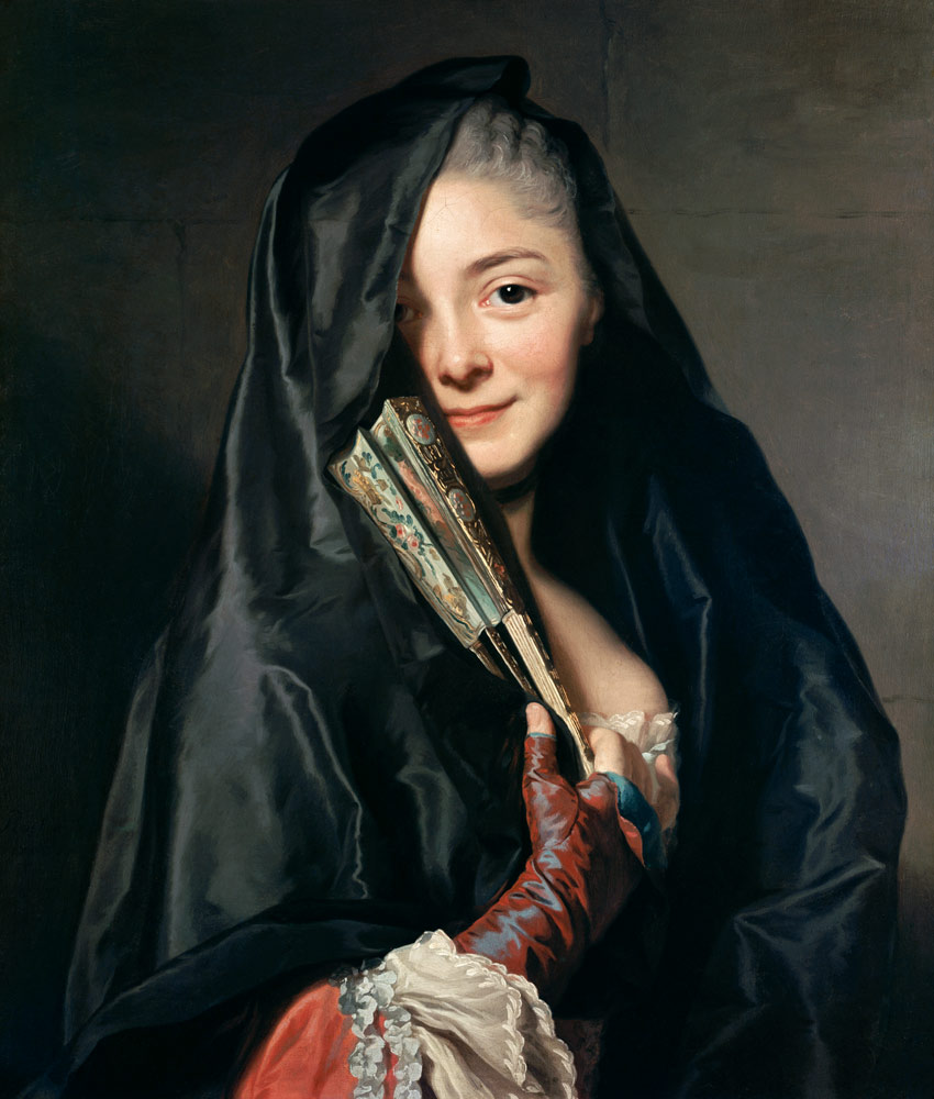 Lady with veil from Alexander Roslin