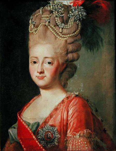 Portrait of Empress Maria Fyodorina (1759-1828) from Alexander Roslin