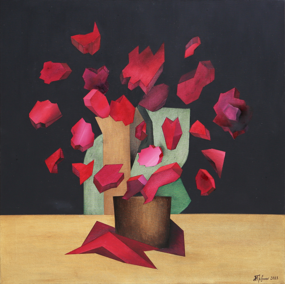 Bouquet still life square from Alexander Trifonov