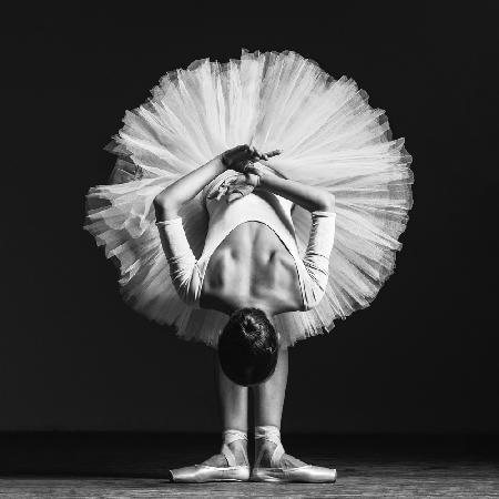 Ballerina at class