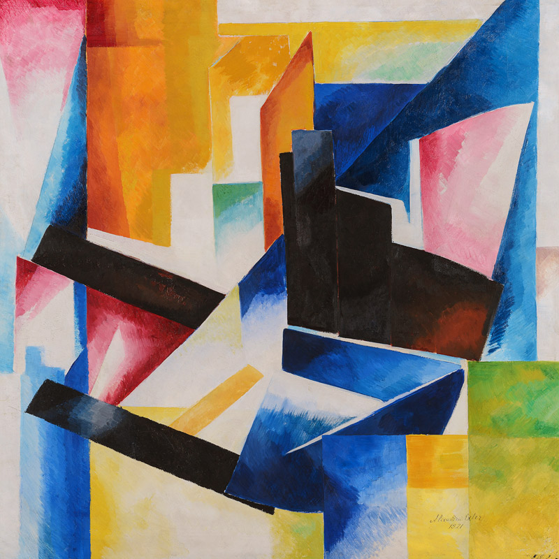 Construction of color planes from Alexandra Exter