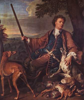 The painter as a hunter from Alexandre-François Desportes