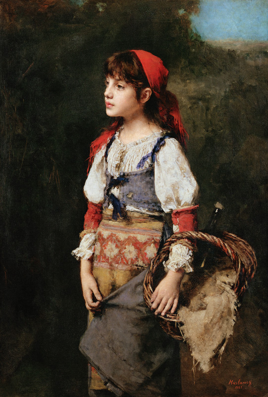 A Pretty Peasant Girl from Alexei Alexevich Harlamoff