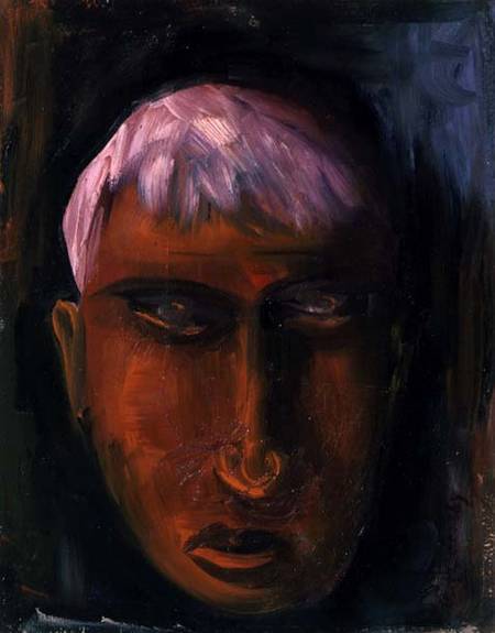 Man's portrait from Alexej von Jawlensky