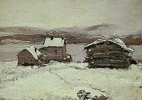 Winter in Lapland. from Alexejew. Konstantin Korovin