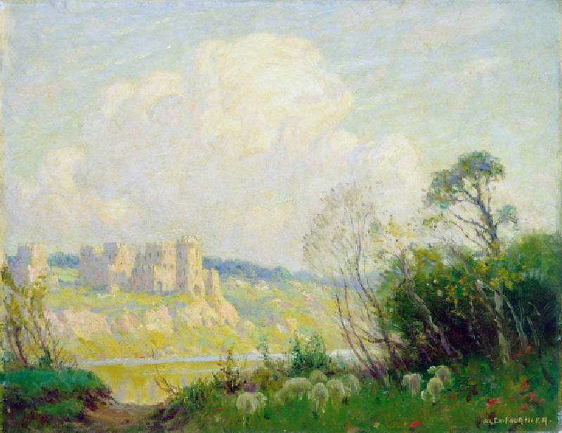 Ruins in Old Normandy, c.1905 (oil on canvas) from Alexis Jean Fournier
