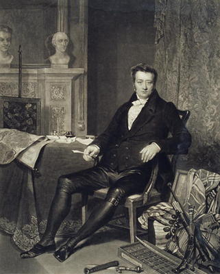 Thomas Clarkson (1760-1846) engraved by Turner (mezzotint) from Alfred-Edward Chalon