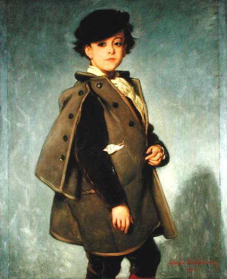 Edmond Dehodencq (1860-87) wearing an Inverness cape from Alfred Dehodencq
