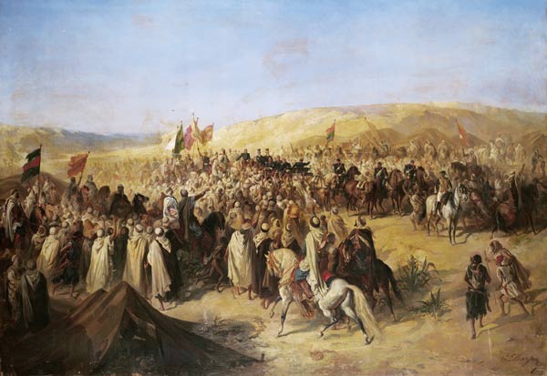 Napoleon III (1808-73) in Algeria from Alfred Henri Darjou