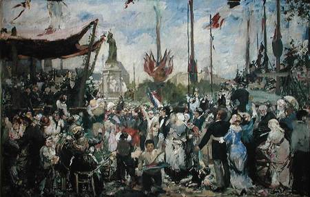 Study for 'Le 14 Juillet 1880' from Alfred Roll