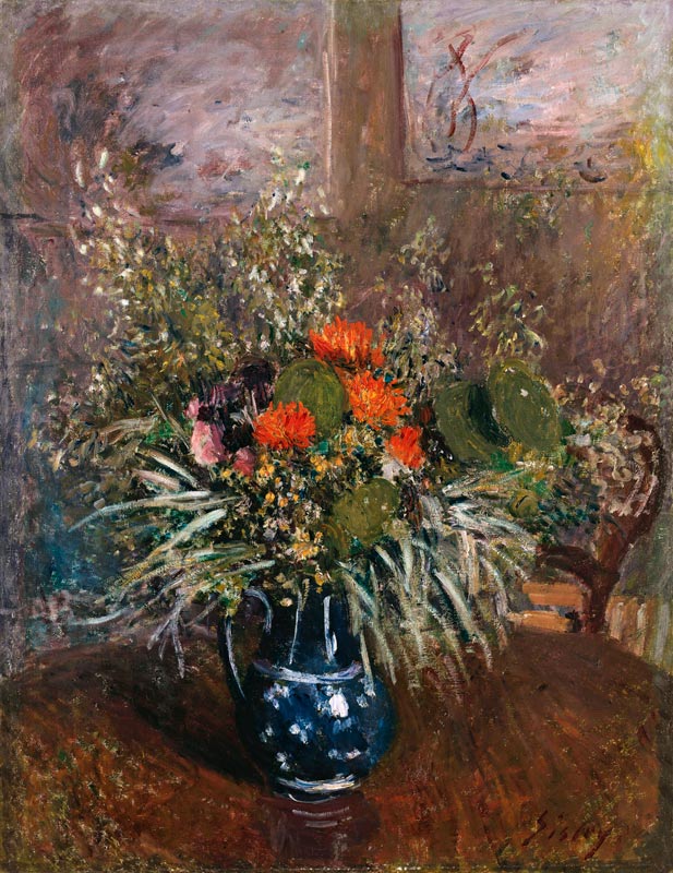Still Life of Wild Flowers from Alfred Sisley