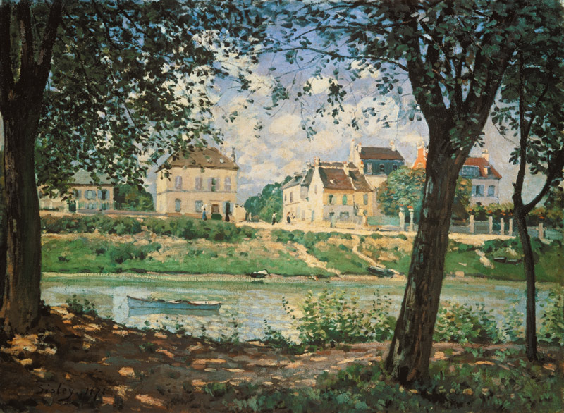 Villeneuve-la-Garenne from Alfred Sisley