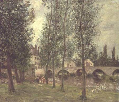 The Bridge at Moret from Alfred Sisley