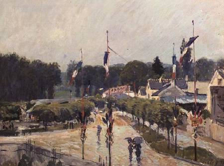 Fourteenth of July at Marly-le-Roi from Alfred Sisley