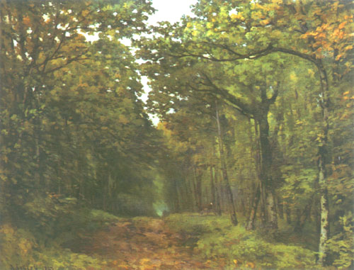 Chestnut avenue in Celle Saint Cloud I from Alfred Sisley