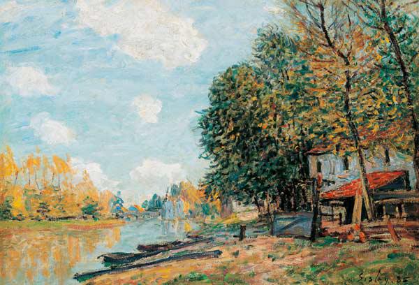 Moret. The Banks of the River Loing
