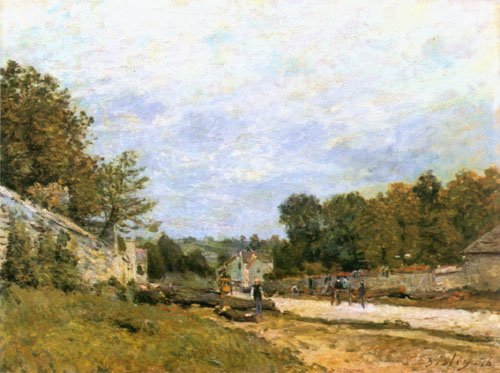 Way to Versailles from Alfred Sisley