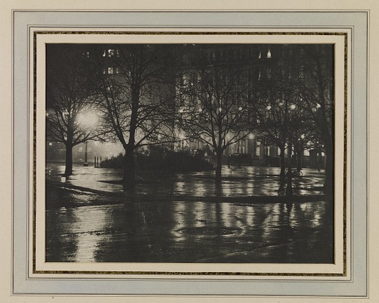 Reflections - Night (New York) from Alfred Stieglitz