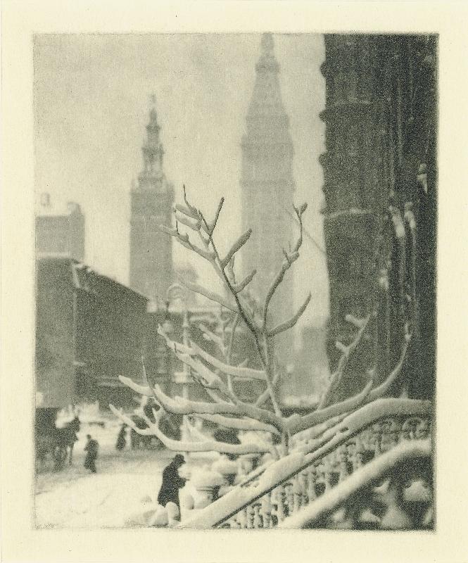 Zwei Türme, New York (aus: Camera Work) from Alfred Stieglitz
