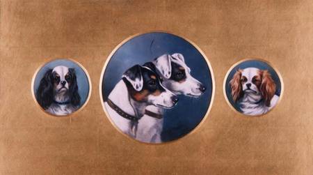 Fox Terriers and King Charles Spaniels from Alfred Wheeler