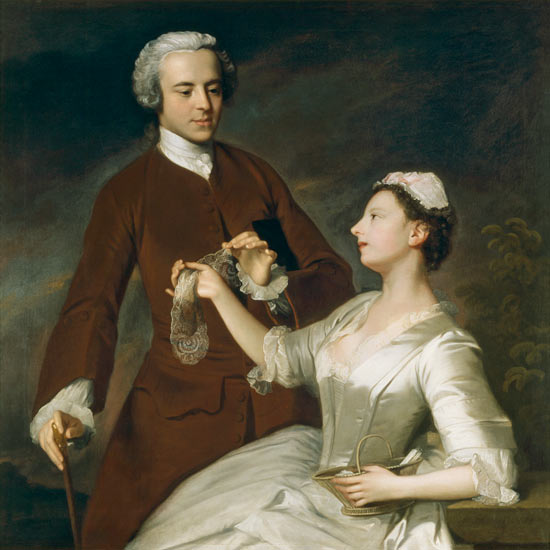Portrait of Sir Edward and Lady Turner from Allan Ramsay