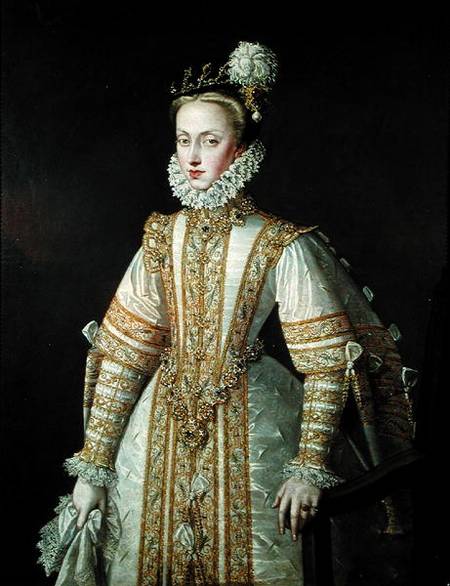 Anne of Austria (1549-80) Queen of Spain from Alonso Sánchez-Coello