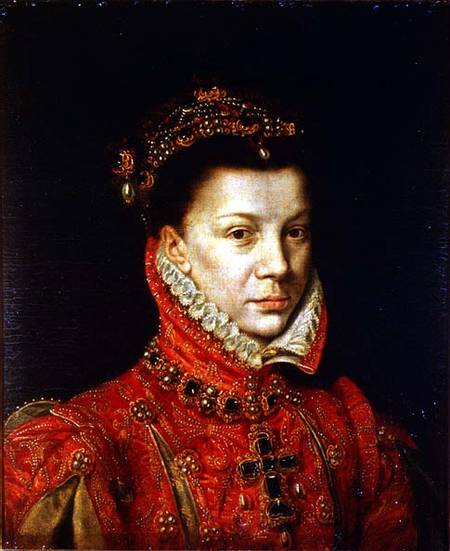 Elizabeth of Valois (1545-68) wife of Philip II of Spain (1527-98) from Alonso Sánchez-Coello