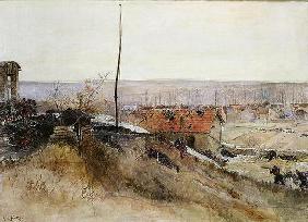 Attack on the Lime Kiln at the Champigny Quarry, 2nd December 1870, 1881 (oil on canvas)