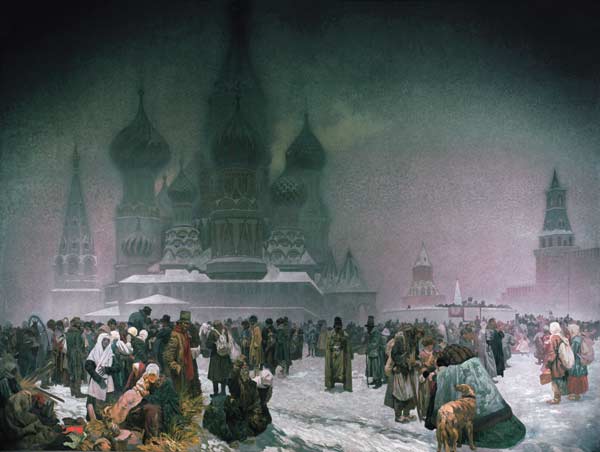 Das slawische Epos: Die Aufhebung der Leibeigenschaft in Russland 1861. from Alphonse Mucha