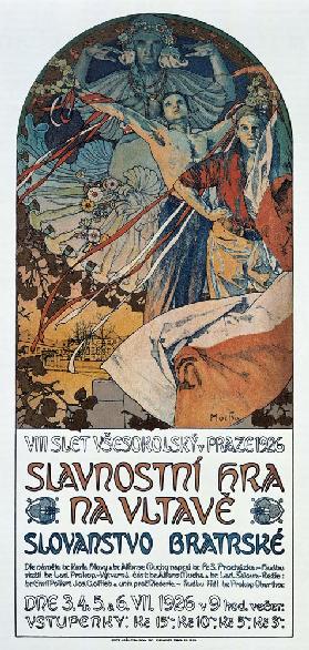 8th Sokol Festival in Prague (Poster)