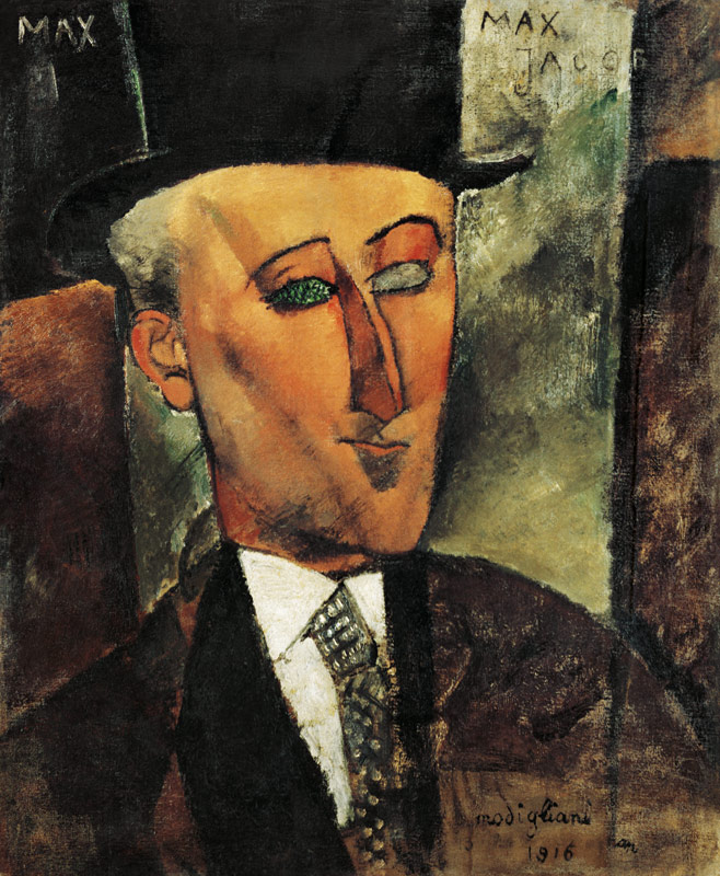 Portrait Max Jacob. from Amadeo Modigliani