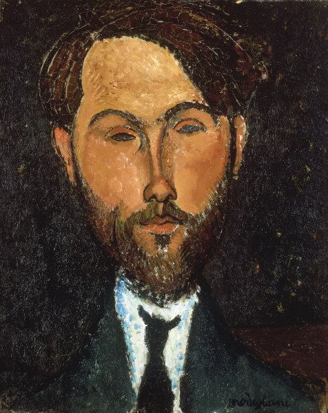A.Modigliani, Leopold Zborowski, 1917. from Amadeo Modigliani