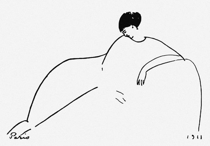 Anna Akhmatova from Amadeo Modigliani