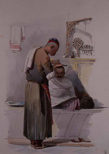 A Barber from Amadeo Preziosi