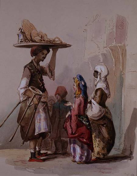 A pot seller from Amadeo Preziosi